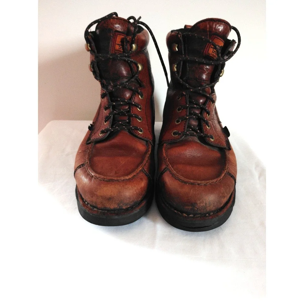 Irish Setter by Red Wing Leather Work Hiking Boots Brown Lace‑Up Soft Toe Men 11